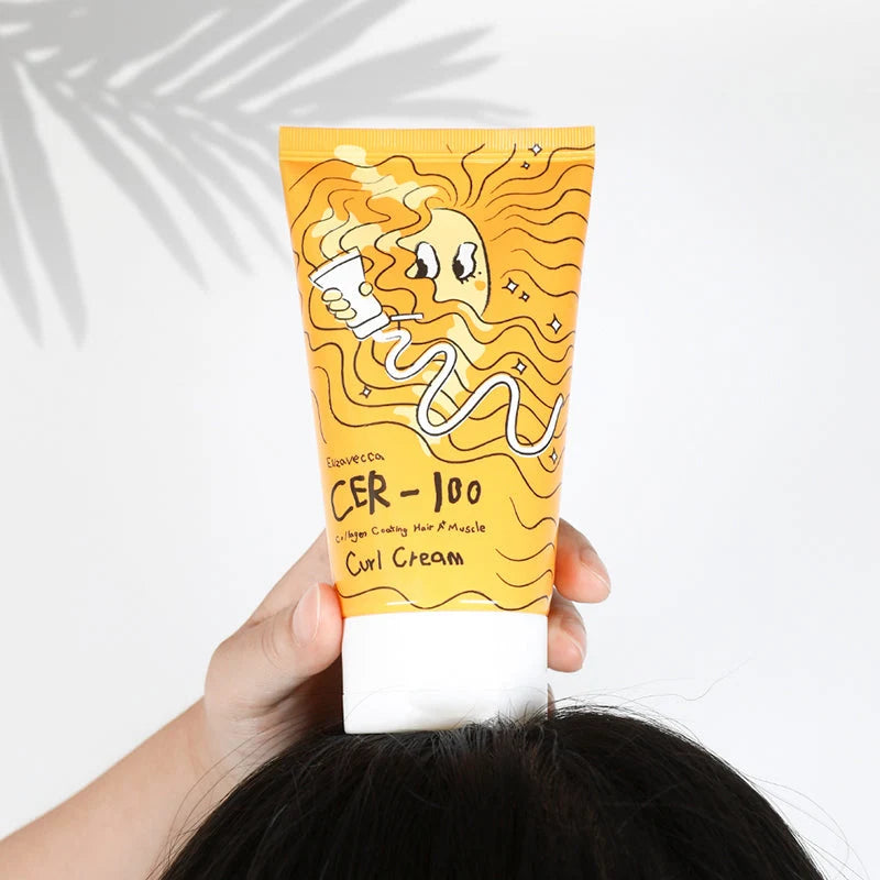 Elizavecca CER-100 Collagen Coating Hair A+ Muscle Curl Cream 120ml
