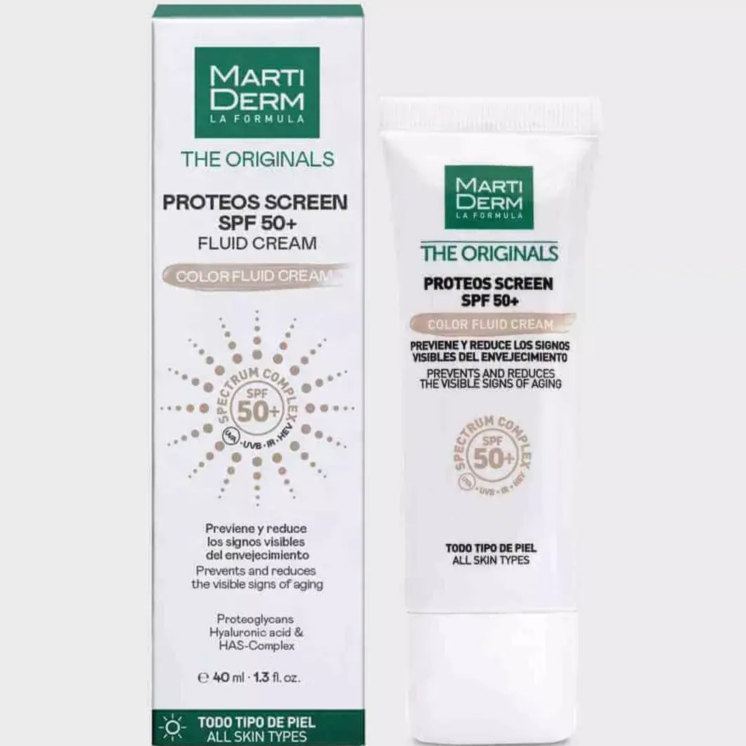 Martiderm Proteos Screen SPF 50+ Color: Fotoproteção Antienvelhecimento
