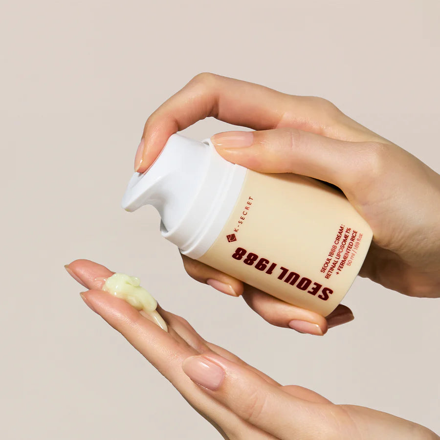 K-SECRET - SEOUL 1988 Cream: Creme Retinal 1% Lipossomal para Rugas, Textura & Arroz Fermentado — imagem 3