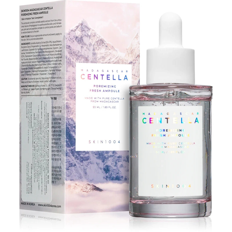 SKIN1004 - Poremizing Ampoule: Reduz Poros e Oleosidade com Sal Rosa