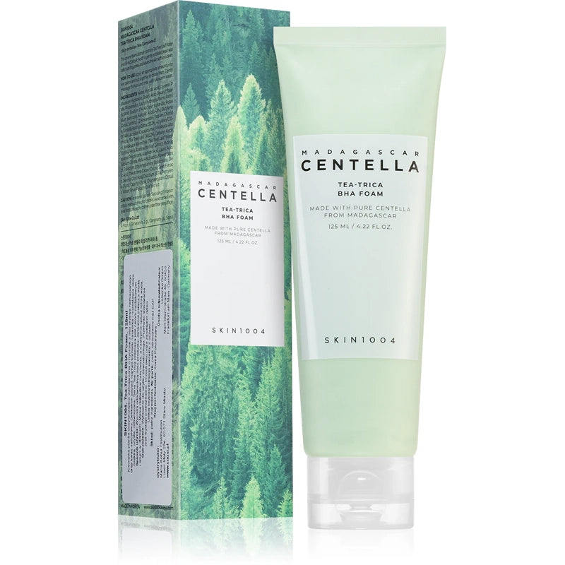 SKIN1004 - Tea-Trica BHA Foam: Limpeza de Poros para Pele Acneica