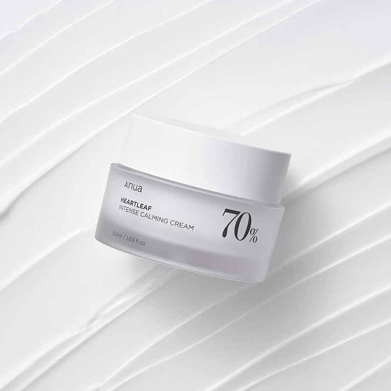 Anua Heartleaf 70% Calming Cream: Hidratação Profunda Pele Sensível