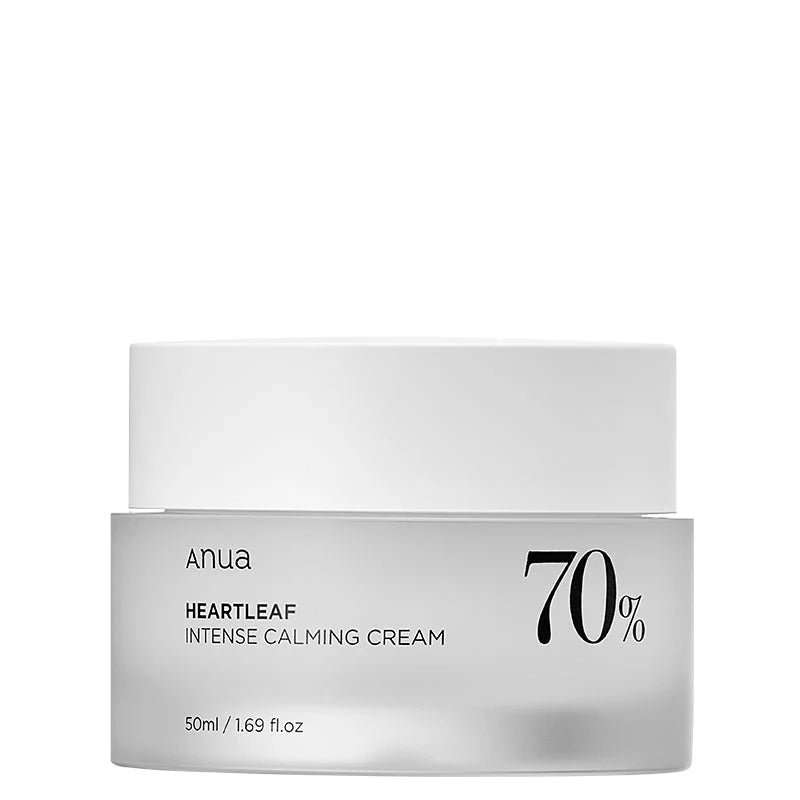 Anua Heartleaf 70% Calming Cream: Hidratação Profunda Pele Sensível