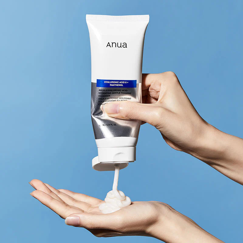 Anua 8 Hyaluronic Acid: Espuma de Limpeza Hidratante Facial Suave — imagem 4