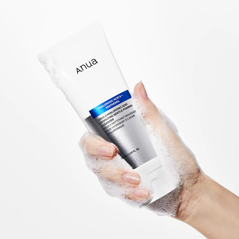 Anua 8 Hyaluronic Acid: Espuma de Limpeza Hidratante Facial Suave — imagem 5