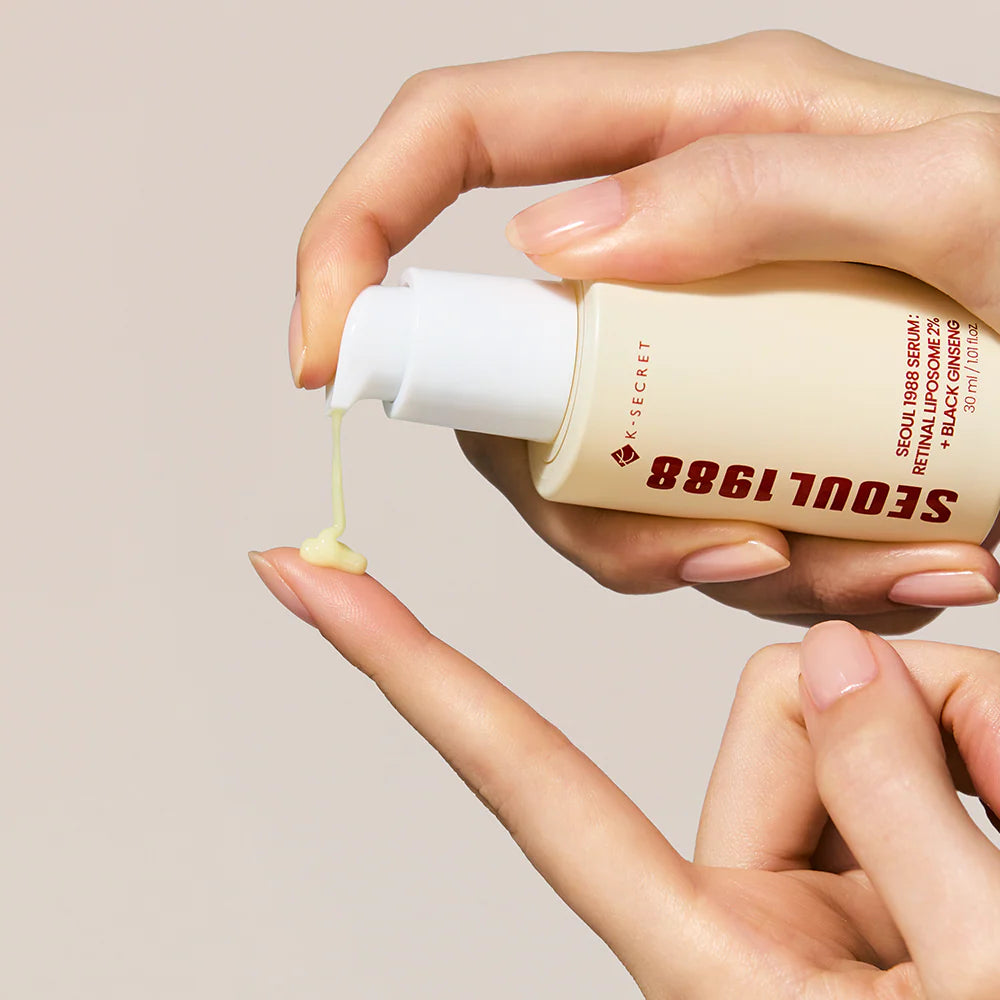 K-SECRET - SEOUL 1988 Retinal 2% Sérum Anti-Rugas: Ginseng Preto e Textura Renovada — imagem 2