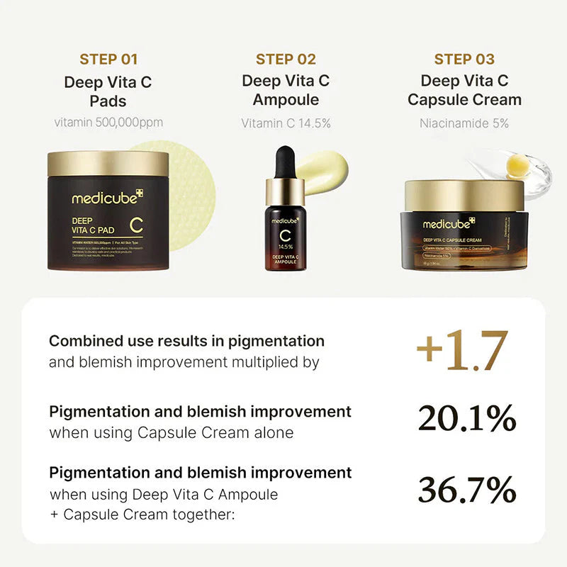 Medicube Deep Vita C Capsule Cream: Vitamina C Antimanchas e Glow — imagem 14