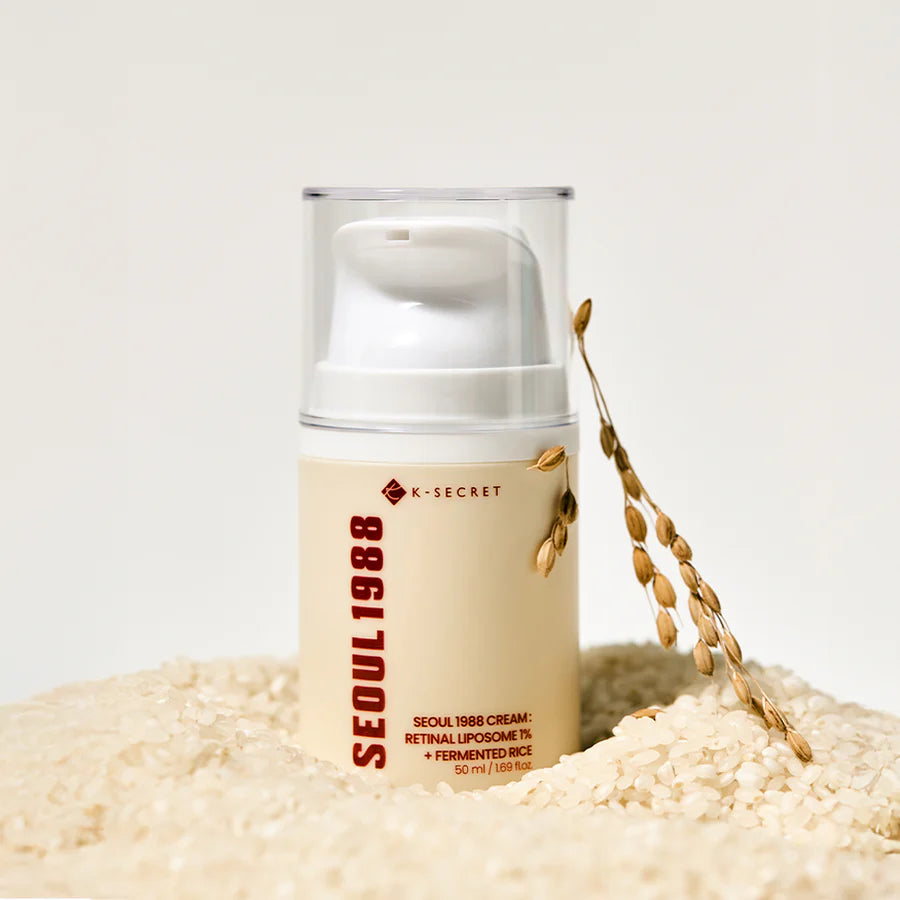 K-SECRET - SEOUL 1988 Cream: Creme Retinal 1% Lipossomal para Rugas, Textura & Arroz Fermentado — imagem 2
