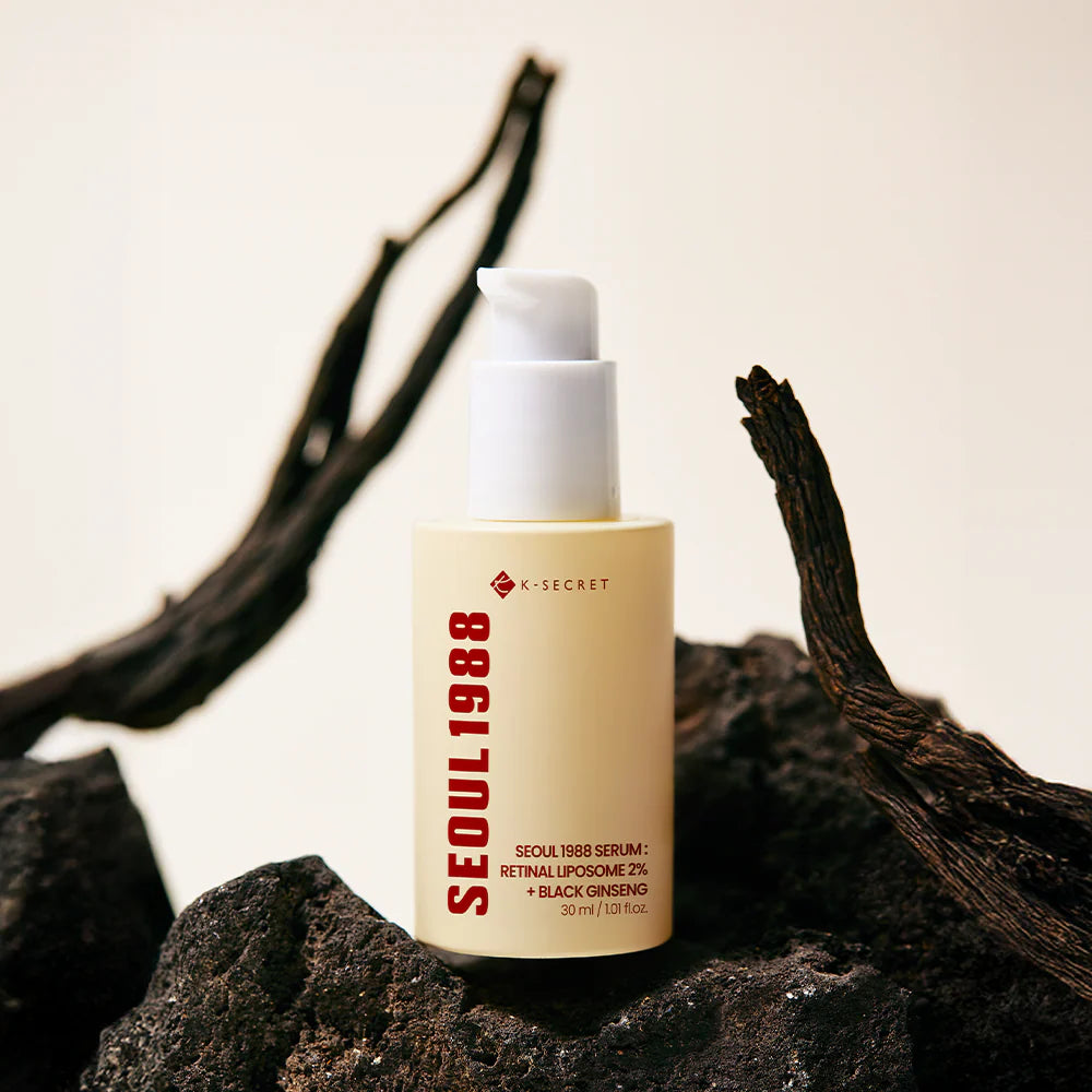 K-SECRET - SEOUL 1988 Retinal 2% Sérum Anti-Rugas: Ginseng Preto e Textura Renovada — imagem 5