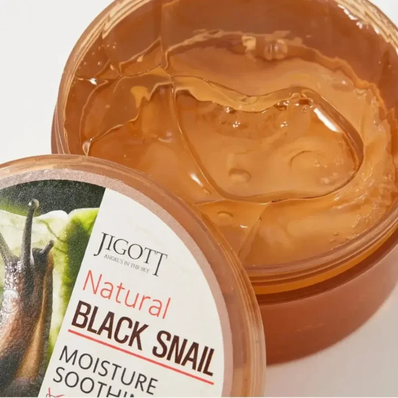 Jigott - Gel Calmante Black Snail: Hidratação e Regeneração da Pele
