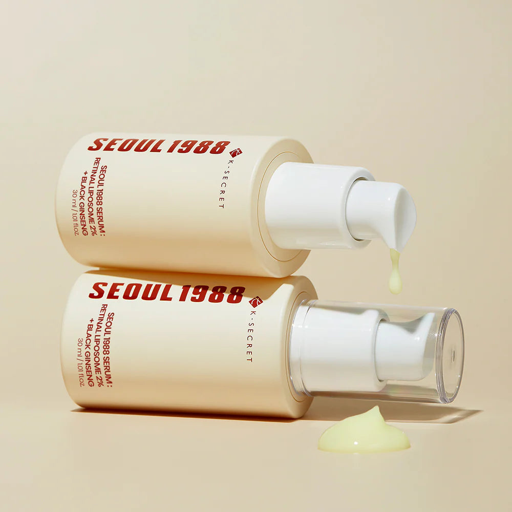 K-SECRET - SEOUL 1988 Retinal 2% Sérum Anti-Rugas: Ginseng Preto e Textura Renovada — imagem 6