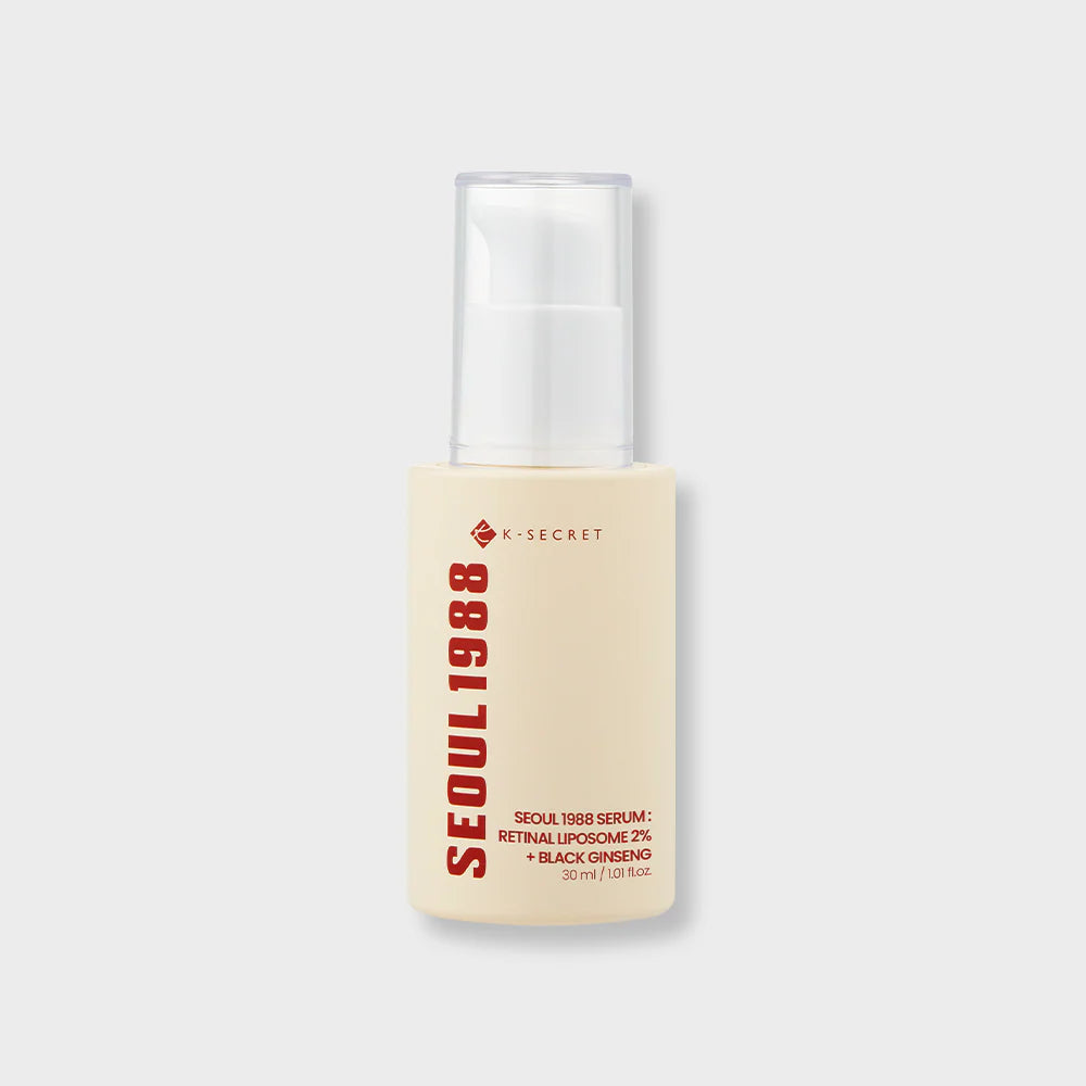 K-SECRET - SEOUL 1988 Retinal 2% Sérum Anti-Rugas: Ginseng Preto e Textura Renovada
