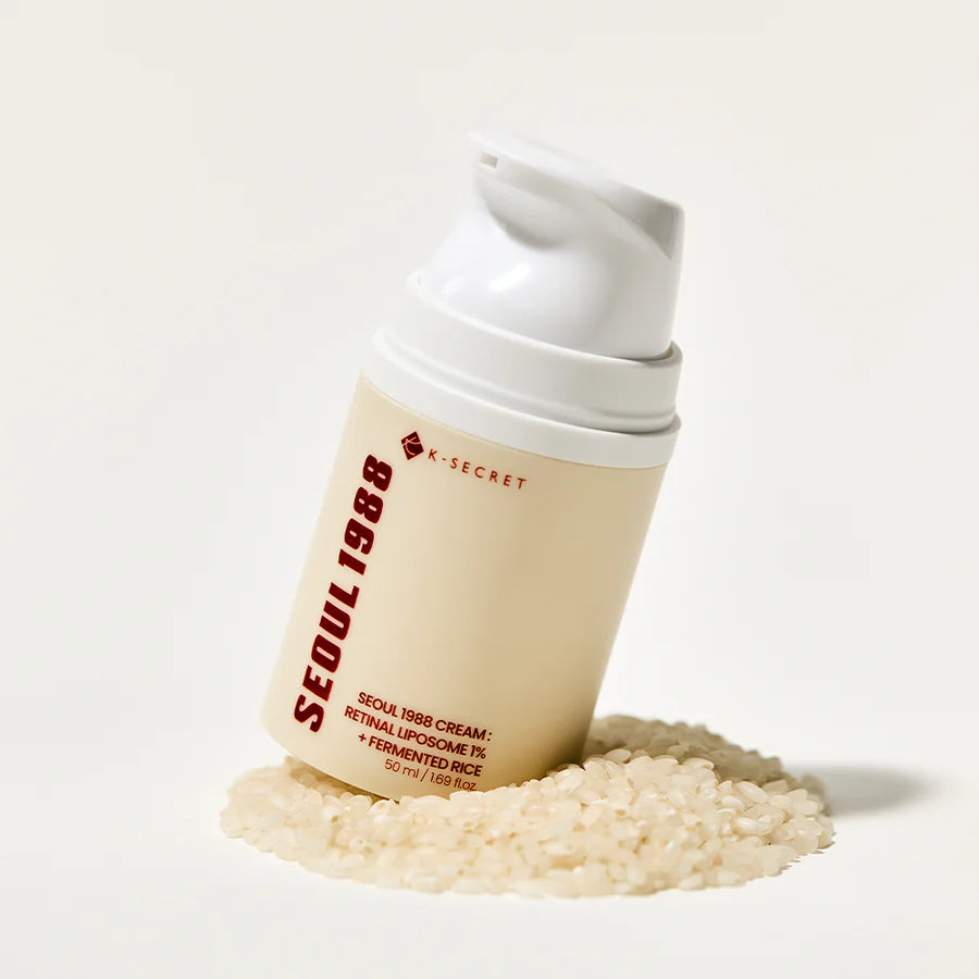 K-SECRET - SEOUL 1988 Cream: Creme Retinal 1% Lipossomal para Rugas, Textura & Arroz Fermentado — imagem 5