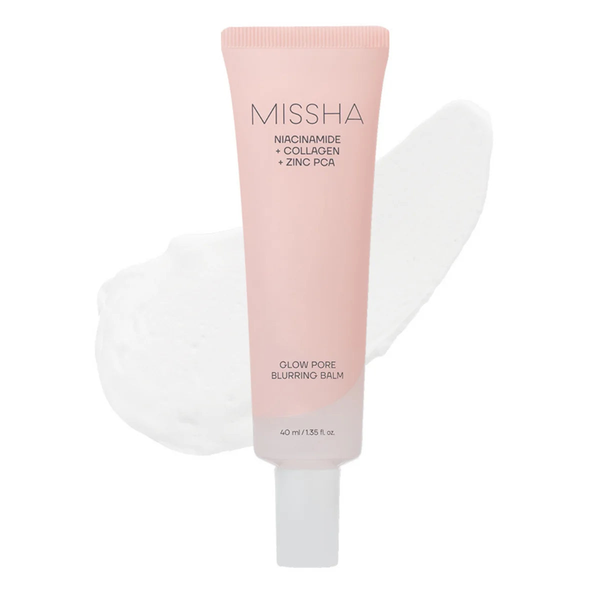 Missha Glow Pore Blurring Balm 40ml, primer facial em bálsamo com niacinamida, colágénio e PCA de zinco