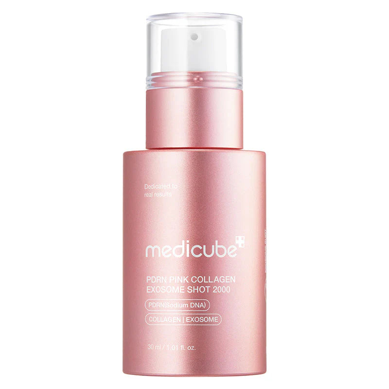 Medicube PDRN Pink Collagen Exosome Shot 2000 – sérum facial com PDRN e colagénio