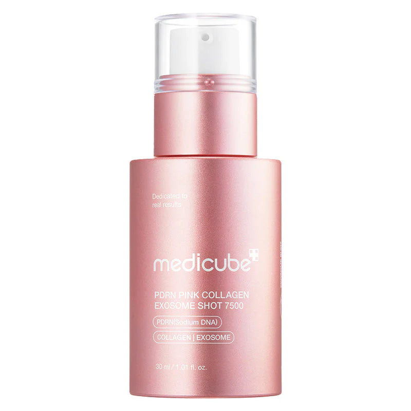 Medicube PDRN Pink Collagen Exosome Shot 7500 sérum facial com colagénio e exossomas 30ml