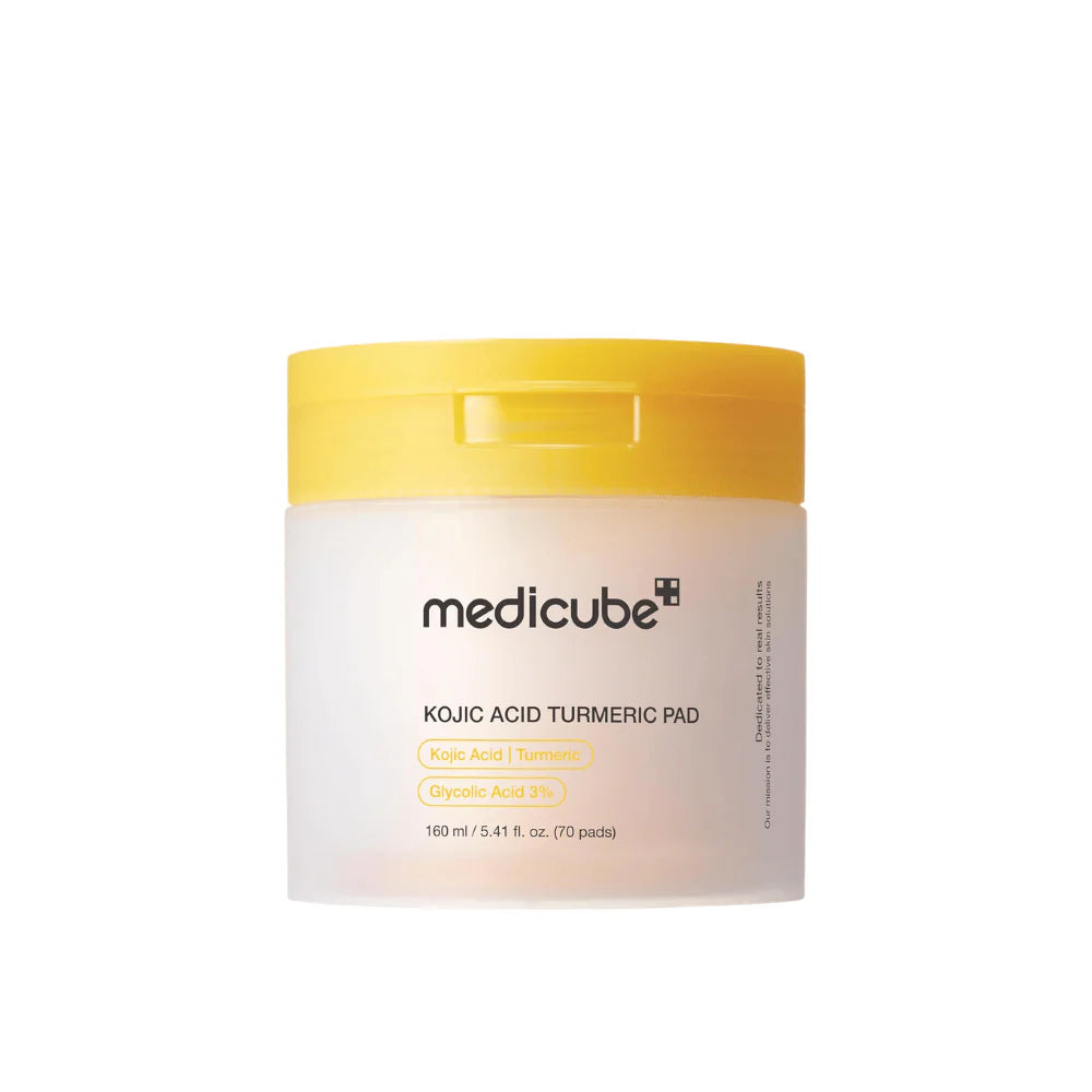 Medicube Kojic Acid Turmeric Pad – discos tónicos com ácido kójico e curcuma