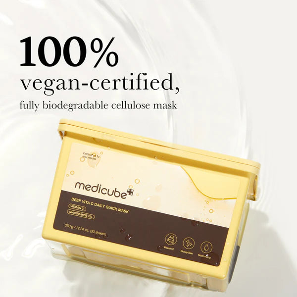 Medicube Deep Vita C Daily Quick Masks — Máscara Iluminadora com Vitaminas — imagem 6