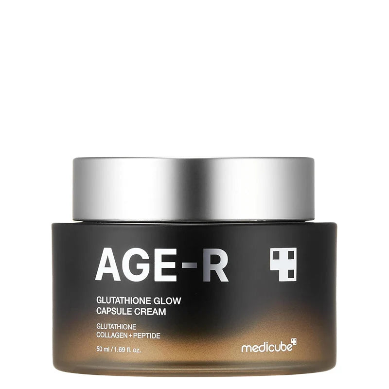 Medicube AGE-R Glutathione Glow Capsule Cream 50ml, creme facial com glutationa e niacinamida