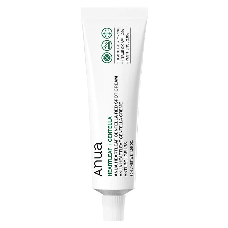 Anua Heartleaf Centella Red Spot Cream 30g, creme calmante com heartleaf e centella asiatica