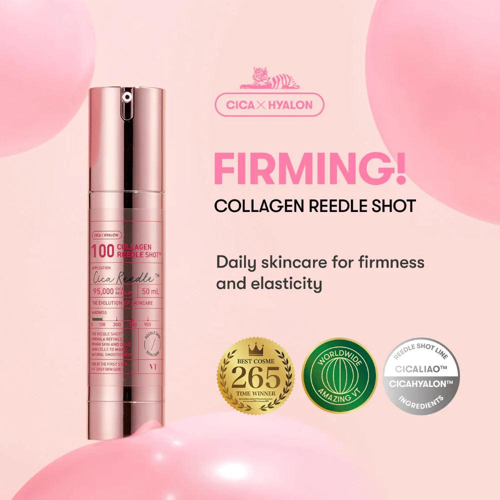 VT Cosmetics Collagen Reedle Shot 100 – Sérum Firmeza — imagem 5