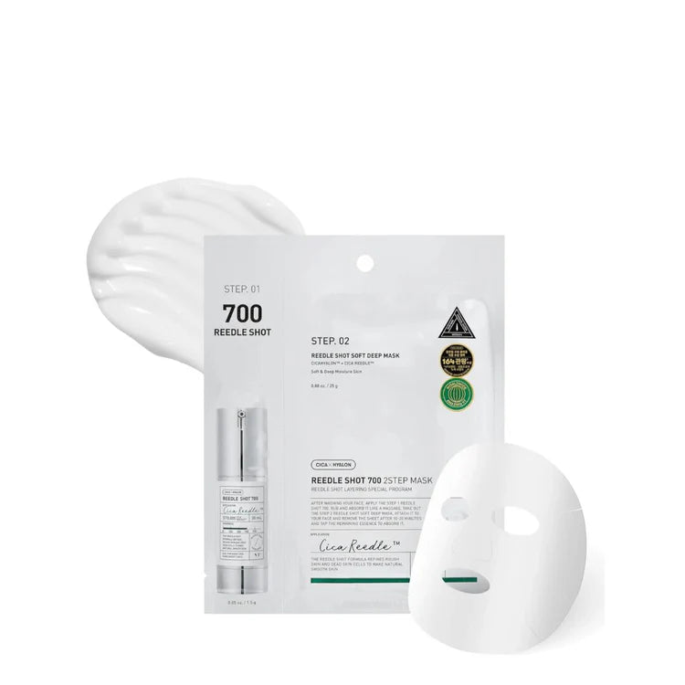 VT Cosmetics Reedle Shot 700 2-Step Mask: Renovação e Poros Definidos — imagem 2