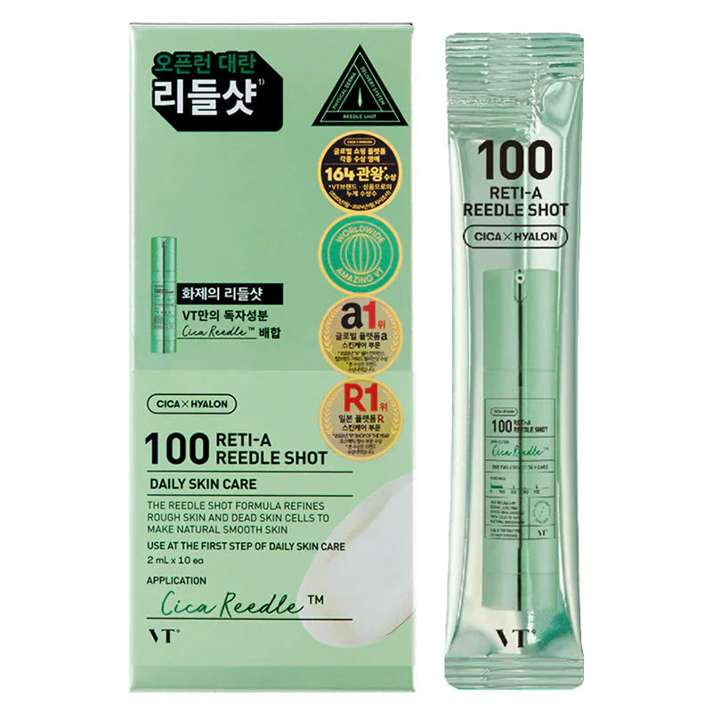 VT Cosmetics Reti-A Reedle Shot 100 Stick Pouch – Retinol