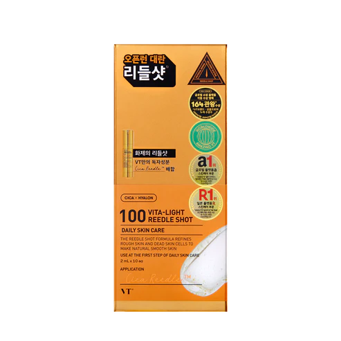 VT Cosmetics Vita-Light Reedle Shot 100 | Vitamina C e Microagulhas para Luminosidade