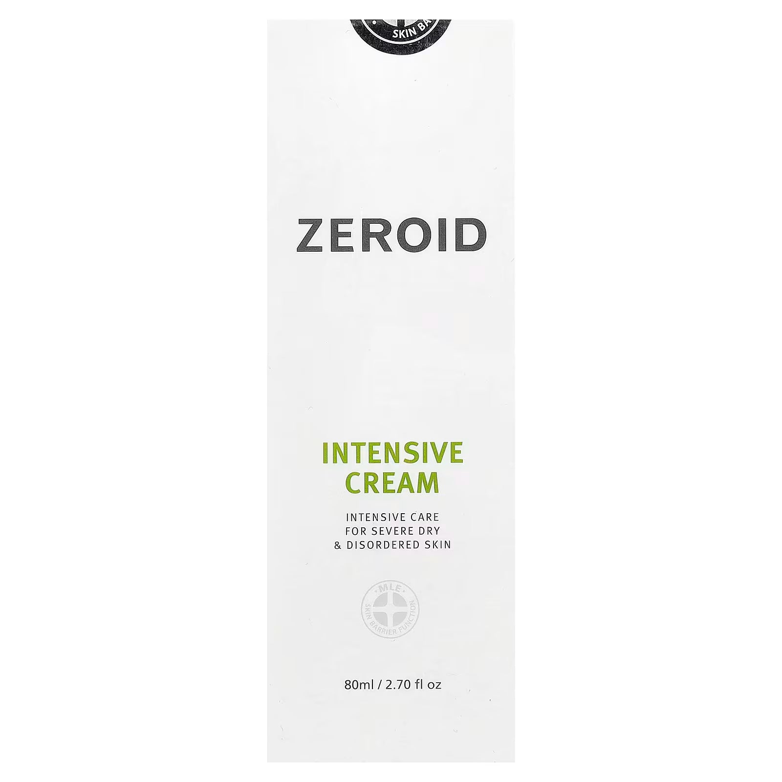 Zeroid Intensive Cream — Creme para Pele Muito Seca — imagem 2