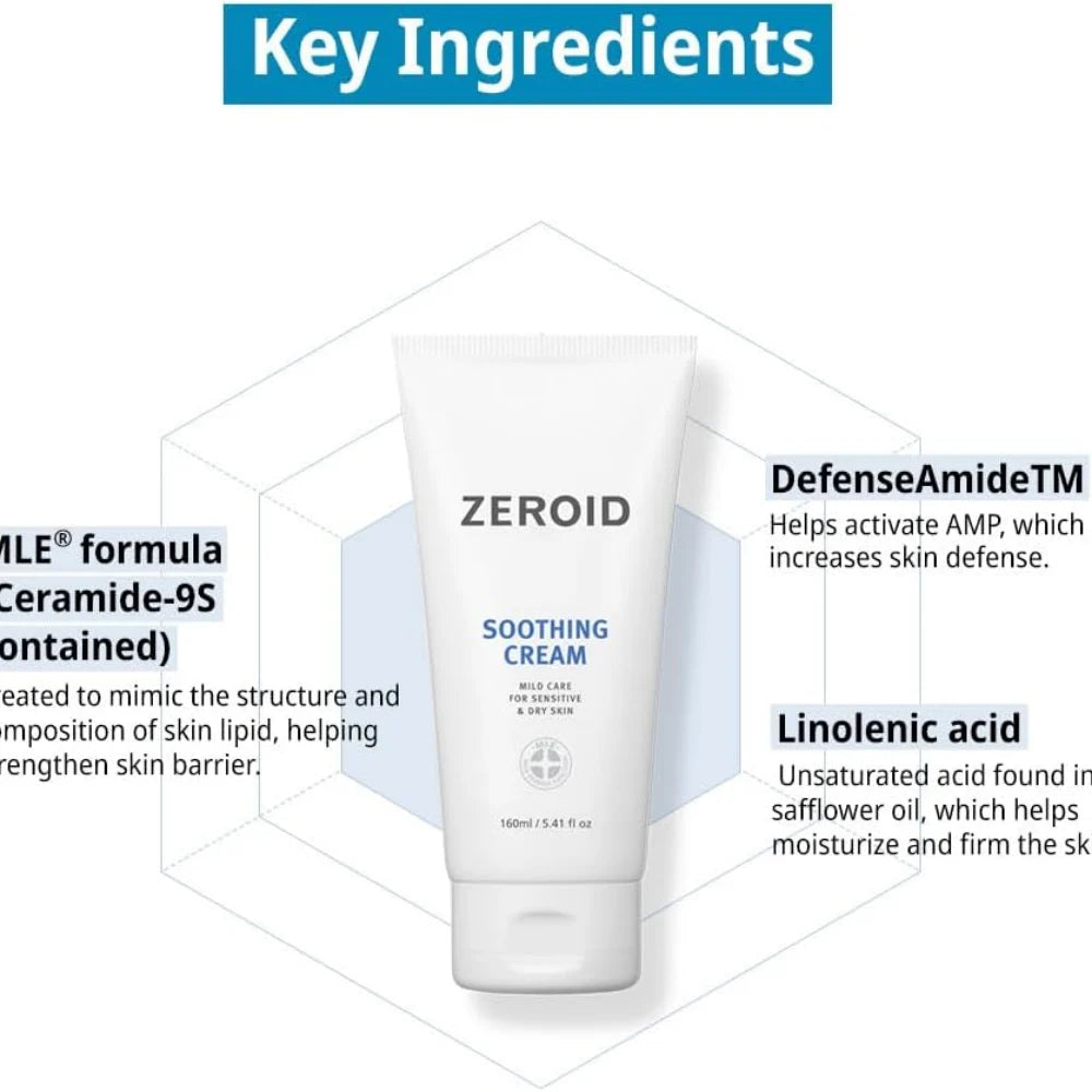 Zeroid Soothing Cream — Creme para Pele Seca e Sensível — imagem 3