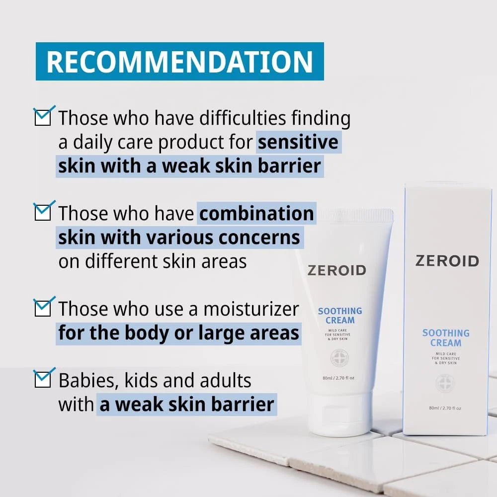 Zeroid Soothing Cream — Creme para Pele Seca e Sensível — imagem 5