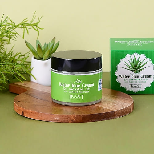 Jigott - Aloe Water Blue Cream: Hidratação Profunda e Ação Calmante — imagem 4