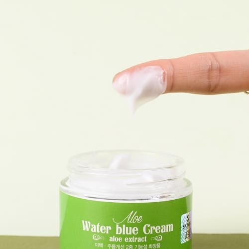 Jigott - Aloe Water Blue Cream: Hidratação Profunda e Ação Calmante — imagem 3