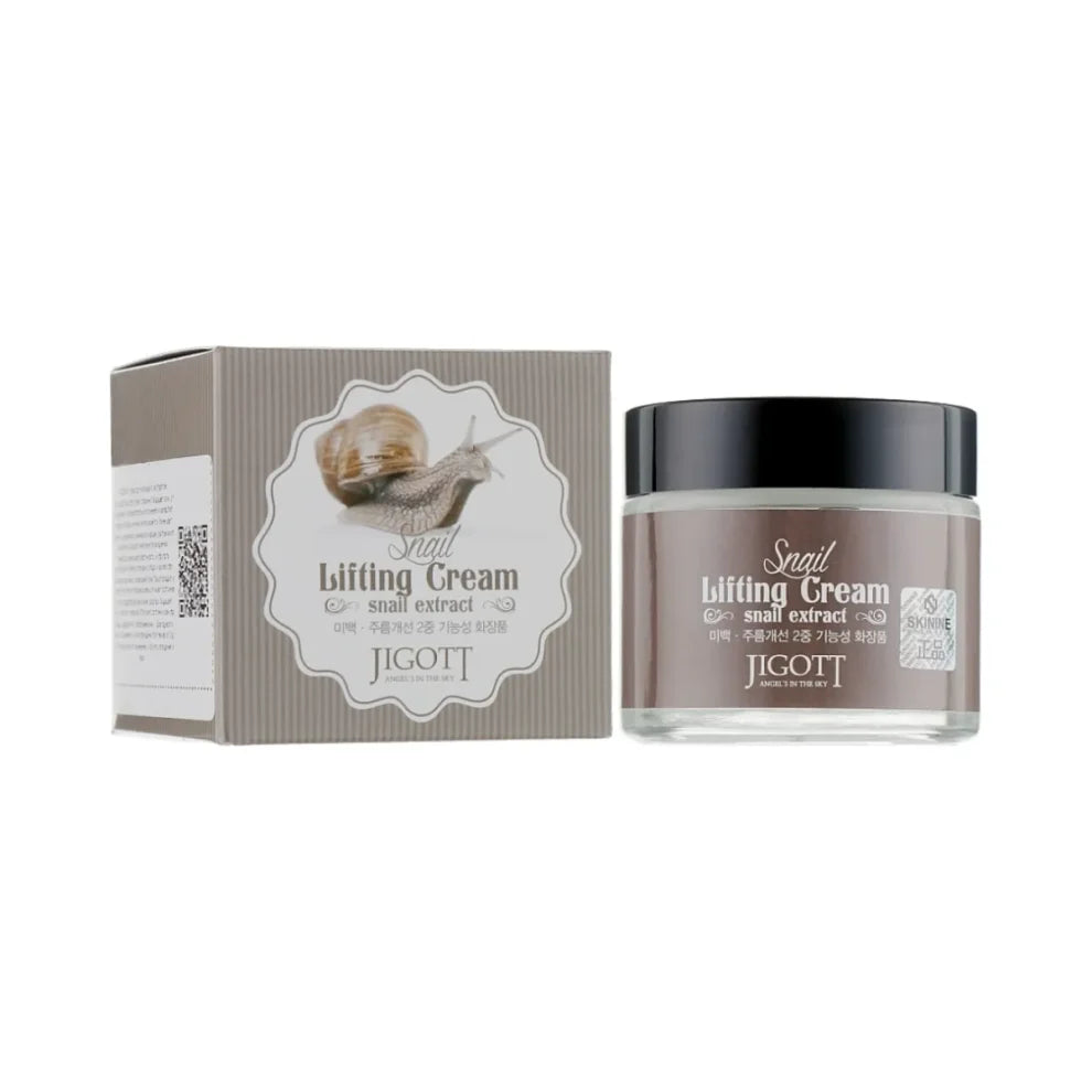 Jigott - Snail Lifting Cream: Mucina de Caracol para Firmeza e Brilho — imagem 2