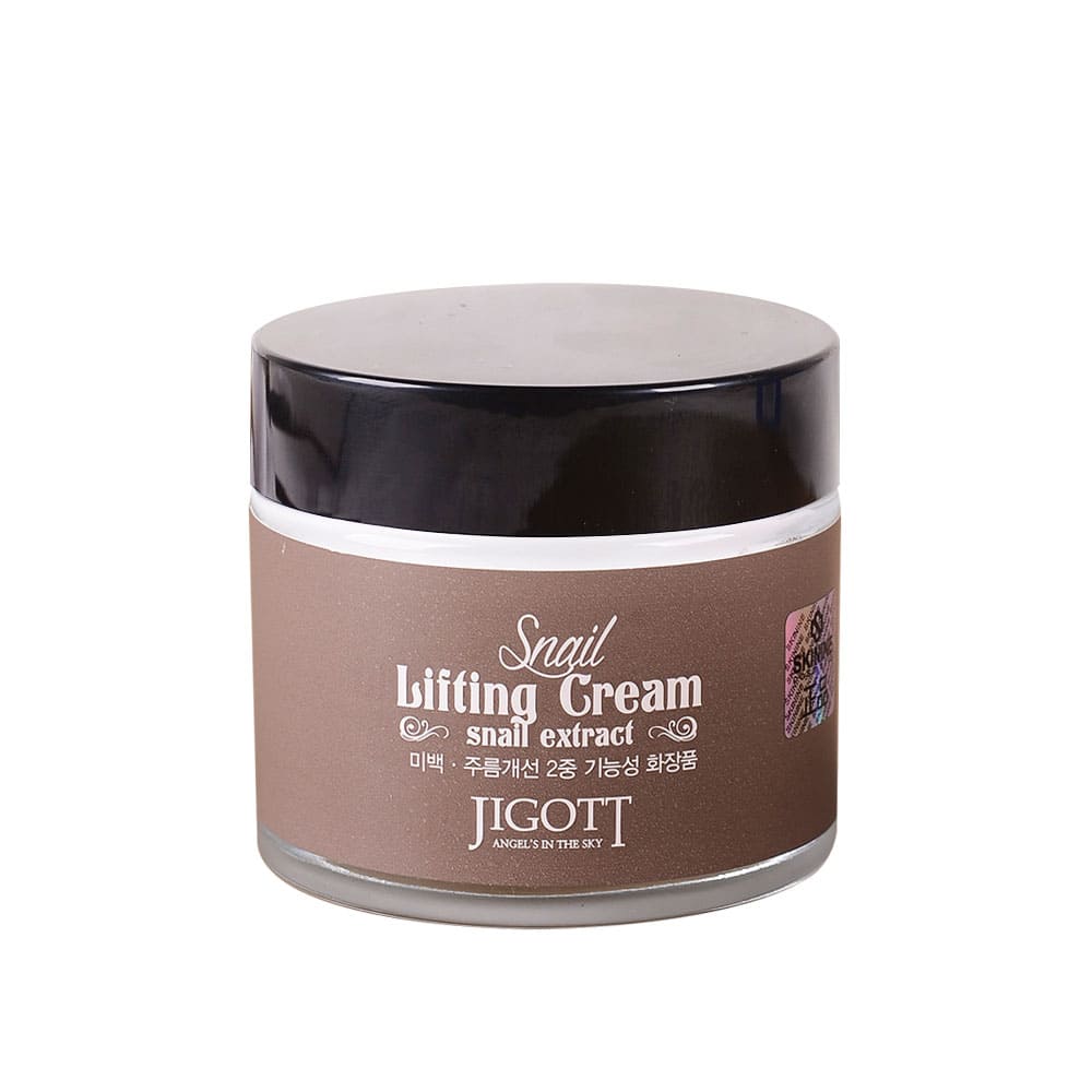 Jigott - Snail Lifting Cream: Mucina de Caracol para Firmeza e Brilho