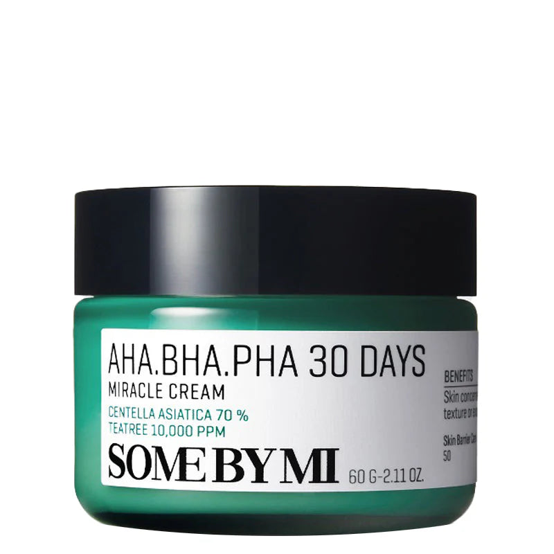 SOME BY MI - Miracle Cream: Creme para Acne com Esfoliação Suave