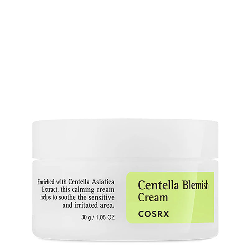 COSRX Centella Blemish Cream — Creme Calmante Pós-Borbulha