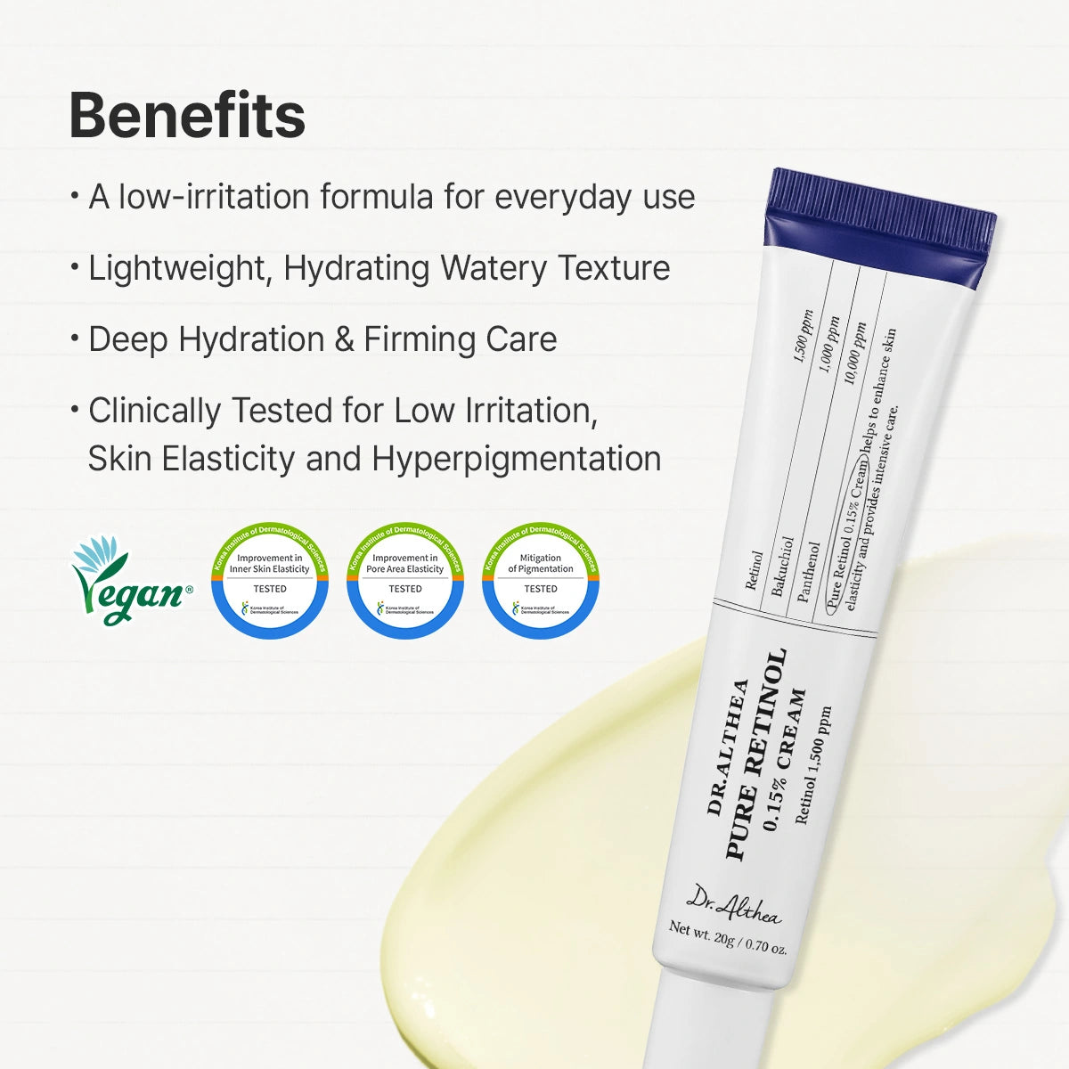 Dr. Althea Pure Retinol 0.15% Cream — Creme Anti-Idade Noturno — imagem 8