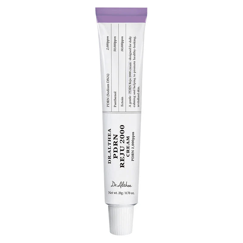 Dr. Althea PDRN Reju 2000 Cream, creme hidratante facial com PDRN e ectoína, embalagem de 20g