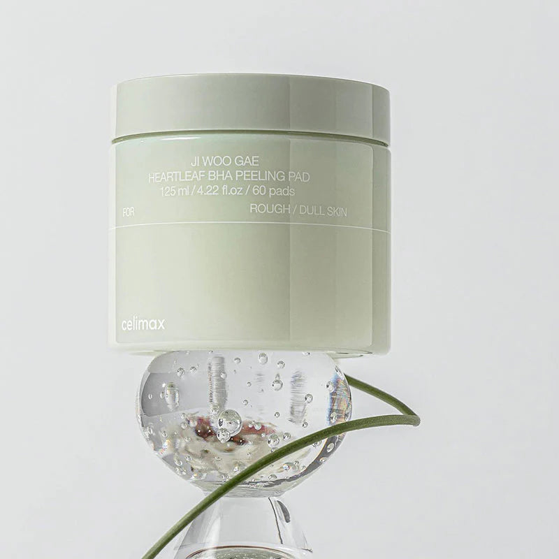 Celimax Jiwoogae Heartleaf BHA Peeling Pad — Esfoliação e Equilíbrio para Pele Sensível — imagem 2