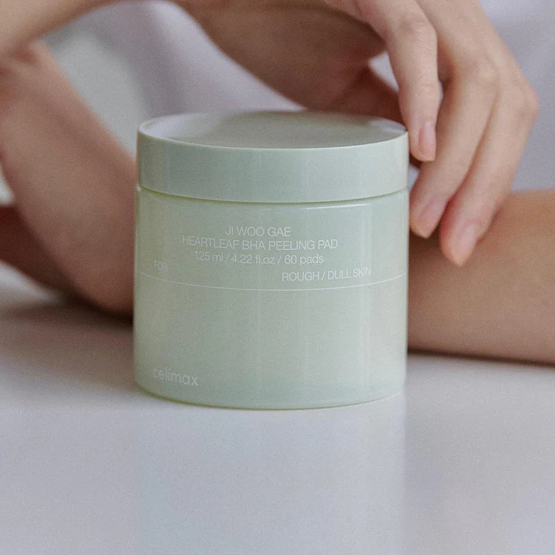Celimax Jiwoogae Heartleaf BHA Peeling Pad — Esfoliação e Equilíbrio para Pele Sensível — imagem 3