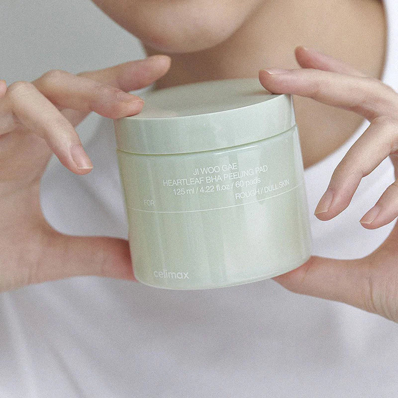 Celimax Jiwoogae Heartleaf BHA Peeling Pad — Esfoliação e Equilíbrio para Pele Sensível — imagem 4