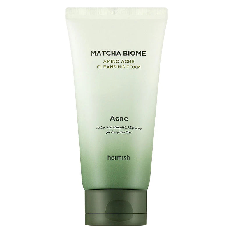 Heimish Matcha Biome Amino Acne Cleansing Foam — Espuma de Limpeza para Acne