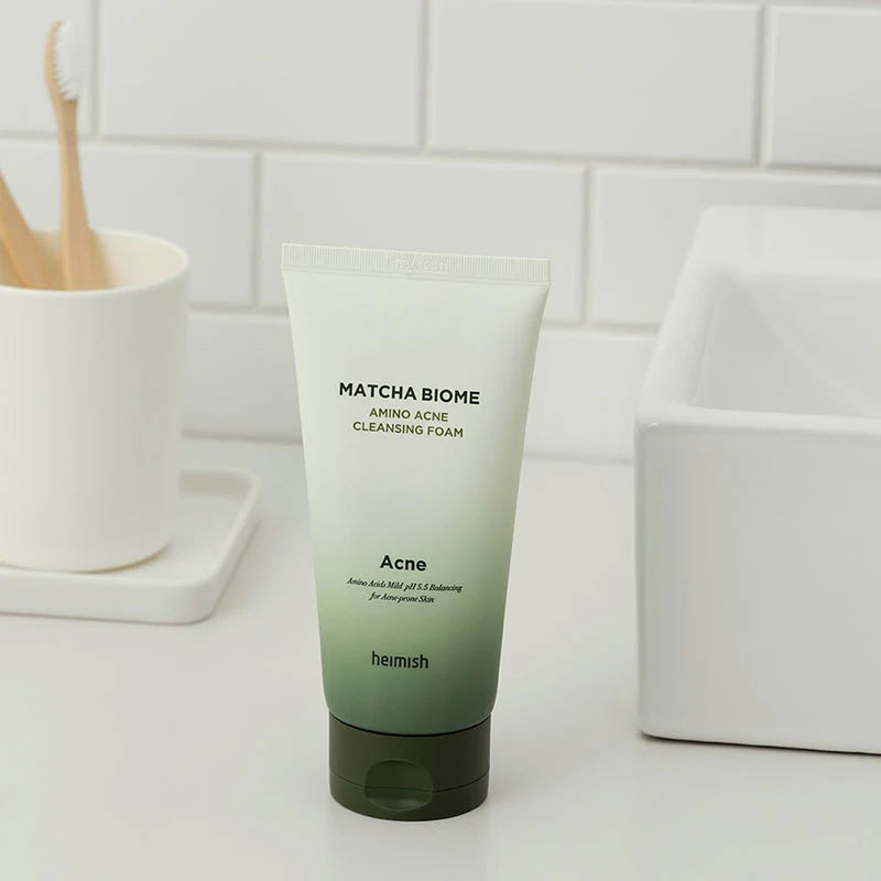 Heimish Matcha Biome Amino Acne Cleansing Foam — Espuma de Limpeza para Acne — imagem 6