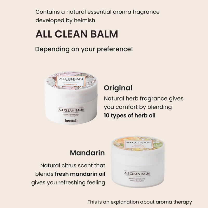 Heimish All Clean Balm Mandarin — Bálsamo de Limpeza Cítrico — imagem 5