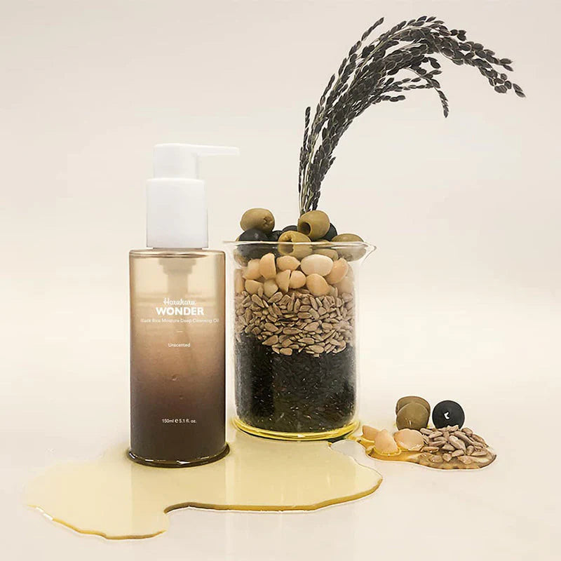 Haruharu wonder Black Rice Moisture Cleansing Oil – Óleo de Limpeza — imagem 6