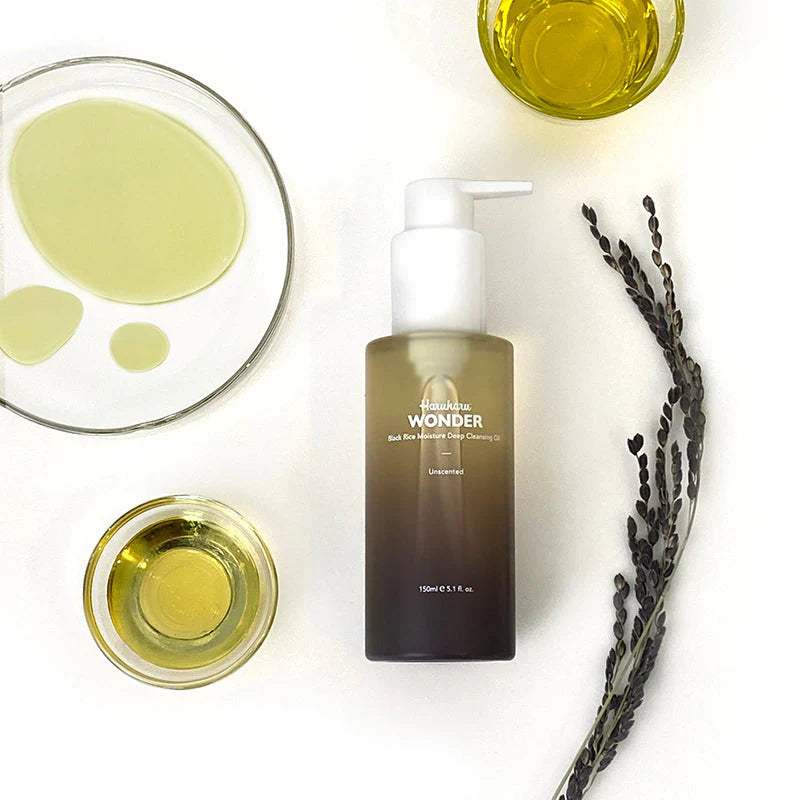Haruharu wonder Black Rice Moisture Cleansing Oil – Óleo de Limpeza — imagem 4