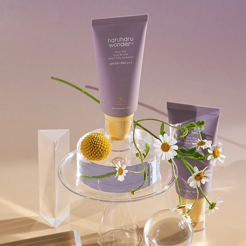 haruharu wonder Black Rice Pure Mineral Relief Sunscreen SPF50+ PA++++ — imagem 4
