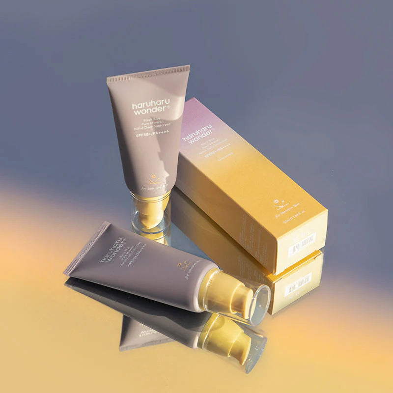 haruharu wonder Black Rice Pure Mineral Relief Sunscreen SPF50+ PA++++ — imagem 5