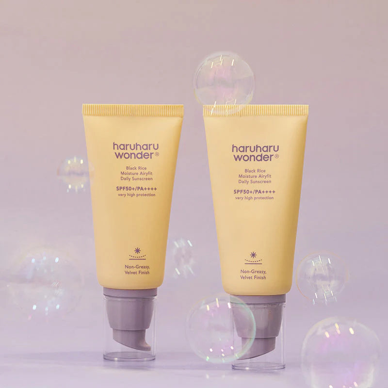Haruharu wonder Black Rice Moisture Airyfit Daily Sunscreen SPF50+ PA++++ — imagem 5